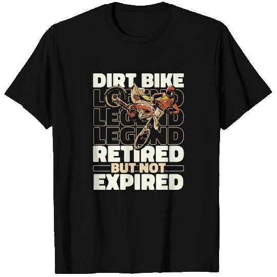 Dirt Bike Mx Motocross Supermoto Retired T Shirts