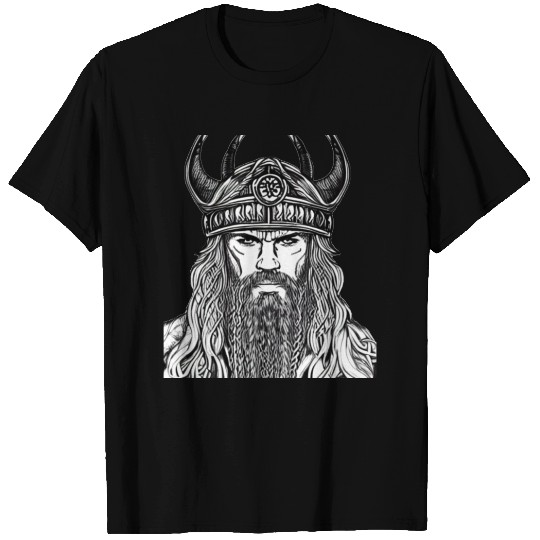 Viking Warrior Valhalla Norman Odin T Shirts