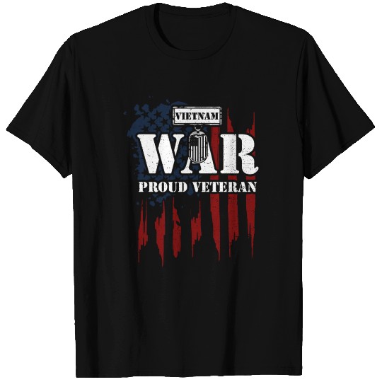 Vietnam War Proud Veteran T Shirts