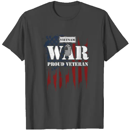 Vietnam War Proud Veteran T Shirts