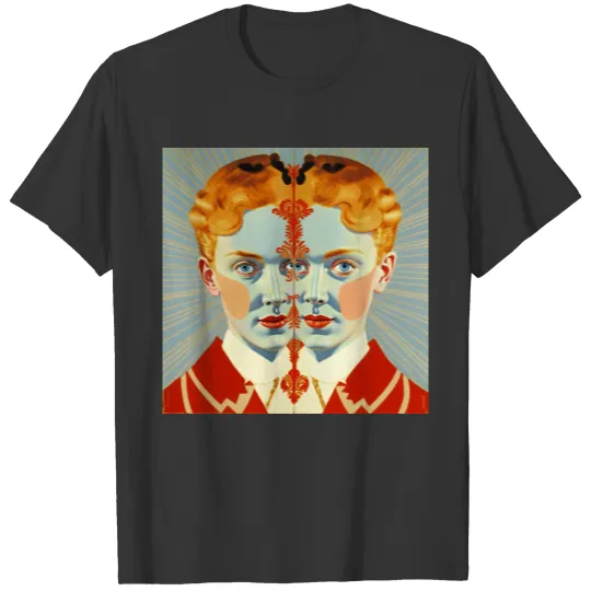 A painting of a man and a woman with red hair T Shirts