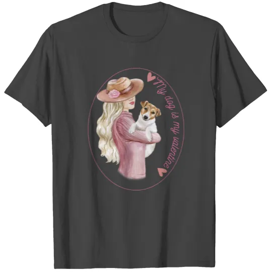 My dog is my valentine valentine's gift T Shirts