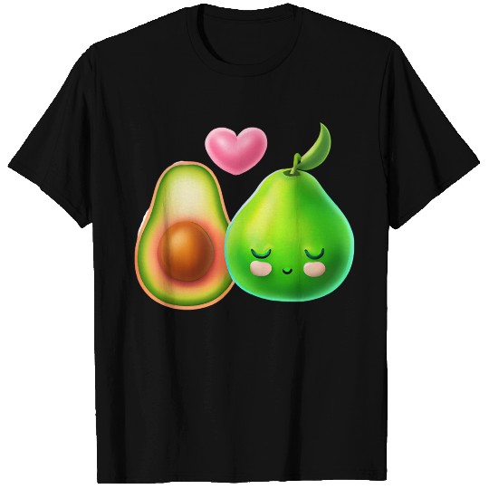 Avocado Love - Cute Couple Design T Shirts