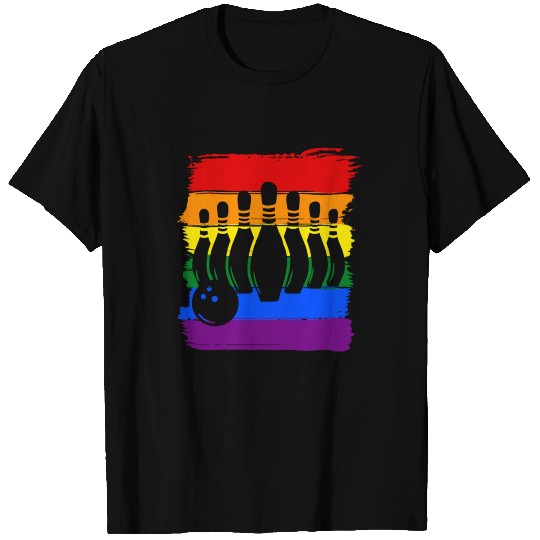 Bowling LGBT Pride T Shirts