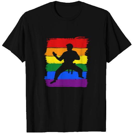 Karate LGBT Pride T Shirts