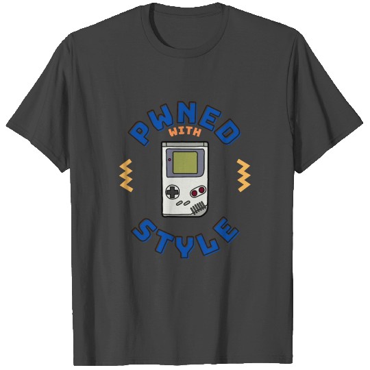 Cool Old School Gameboy Pwned With Style T Shirts