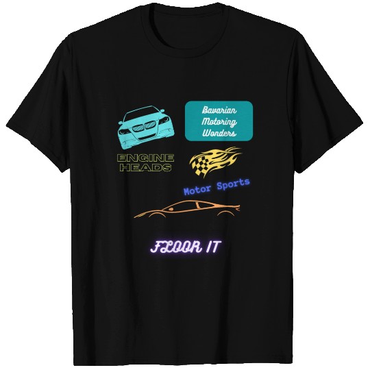 Car racing team design T Shirts