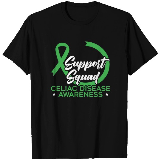 Support Squad Celiac Disease Awareness Gluten Free T Shirts
