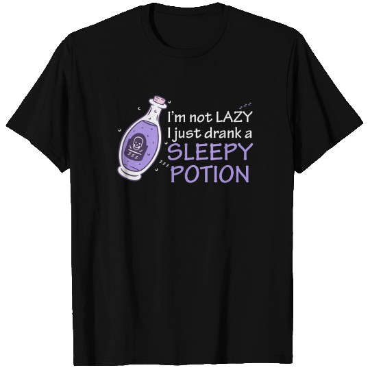Funny Witch Procrastinating Sleep Potion Pagan Wit T Shirts