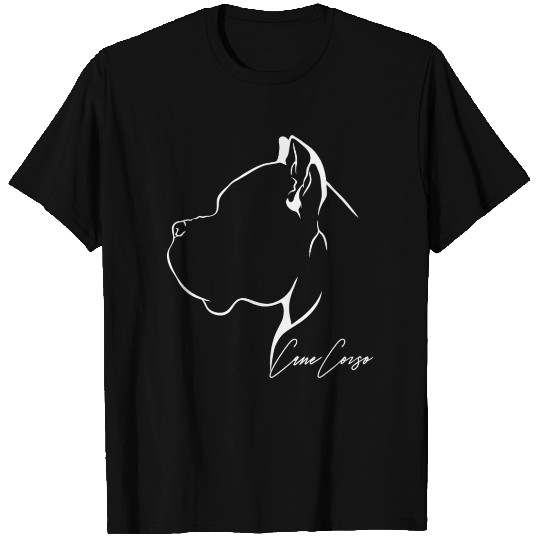 Proud Cane Corso Profile dog mom T Shirts