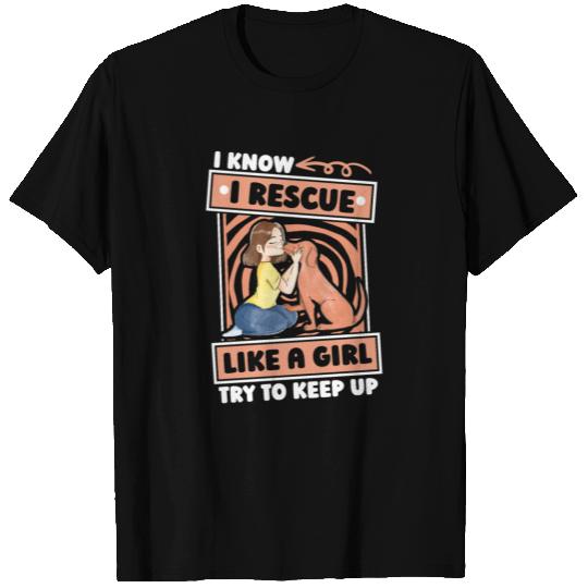 Dog Rescue Humor T Shirts
