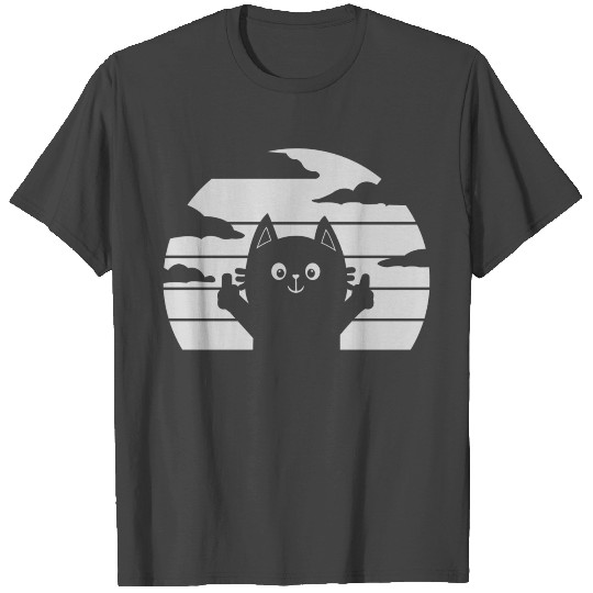 Funny cat middle finger T Shirts
