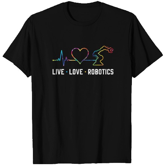 Robot Robotics Engineer Tie Dye T Shirts