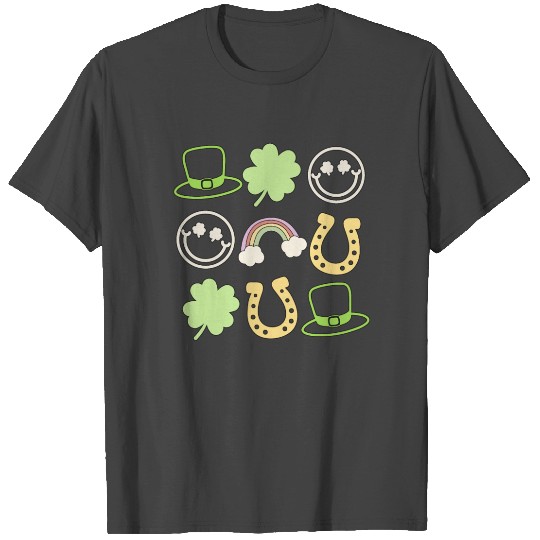 Retro St Patricks Day Women Shamrock Vintage St T Shirts