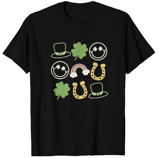 Retro St Patricks Day Women Shamrock Vintage St T Shirts