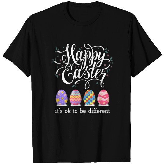 Autism Easter Egg Bunny Puzzle Awareness T Shirts
