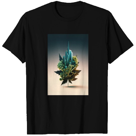 Cannabis hemp marijuana leaf T Shirts