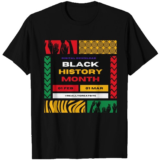Black History Month, T Shirts