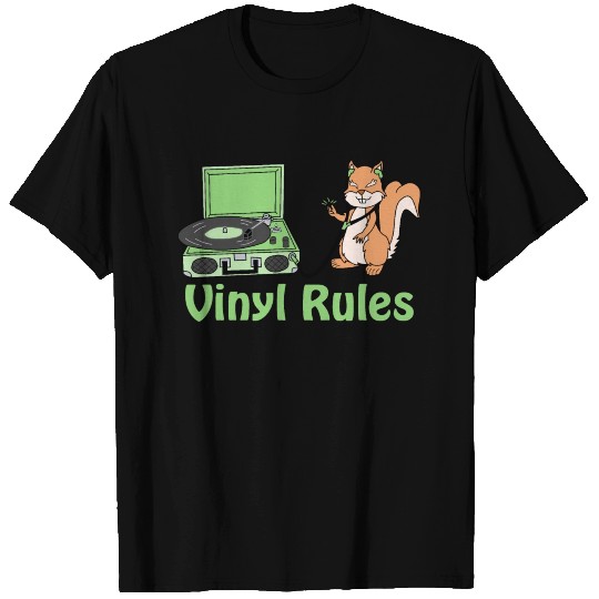 vinyl rules pastel green T Shirts