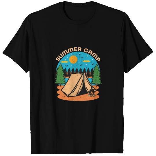Happy Summer Camp Camping Lover FunnyT-T Shirts