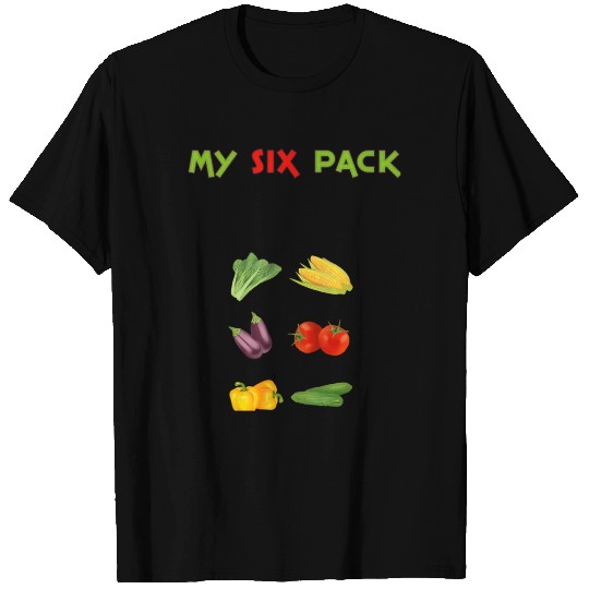My Vegetable Six Pack T Shirts