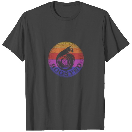 Boosted Turbo Retro Vintage T Shirts