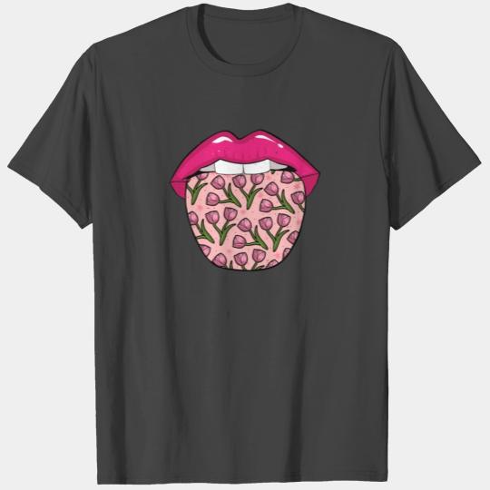 Tulip Gardening Tongue T Shirts
