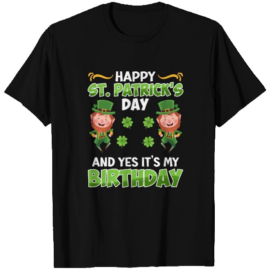 St. Patrick's Day Birthday T Shirts