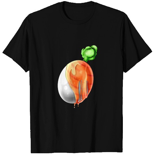 Easter Egg Painted As Carrot On Easter T Shirts