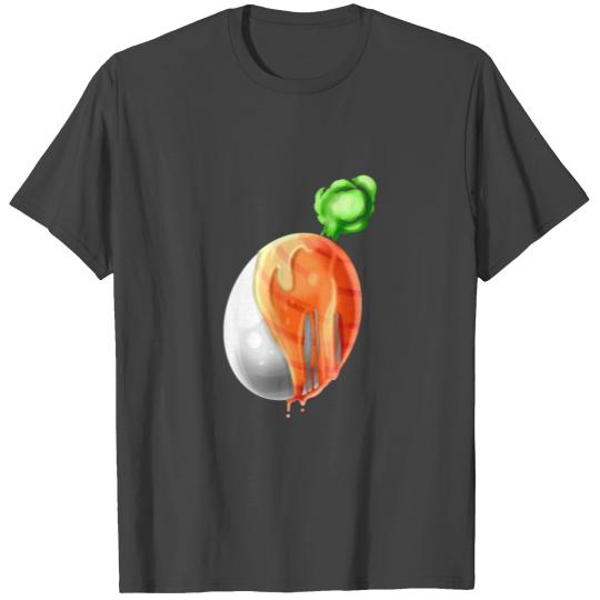 Easter Egg Painted As Carrot On Easter T Shirts