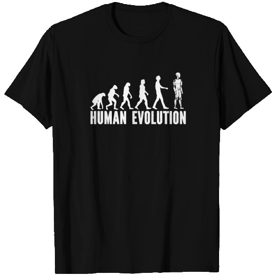 Robotics Robots Evolution Human Evolution T Shirts