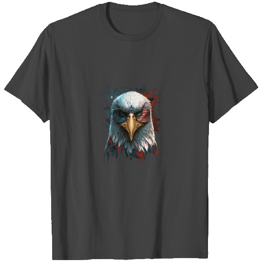 Memorial Day Eagle Wearing Sunglasses American T Shirts