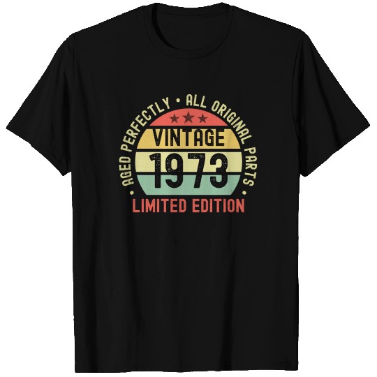50th Birthday Vintage 1973 T Shirts