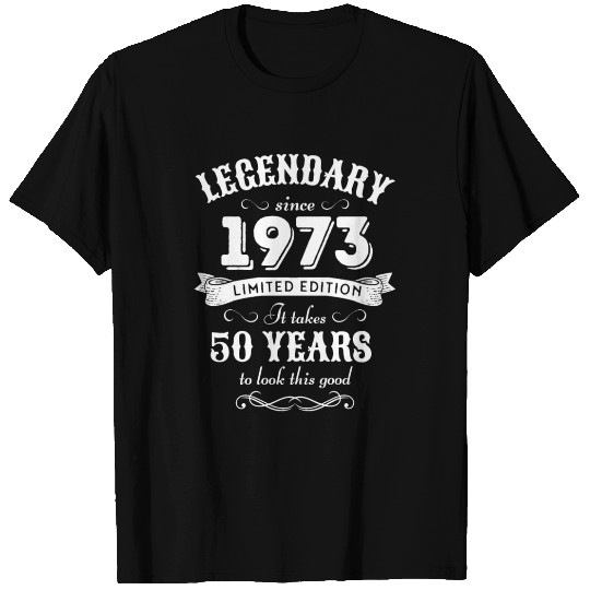 50th Birthday Vintage 1973 T Shirts