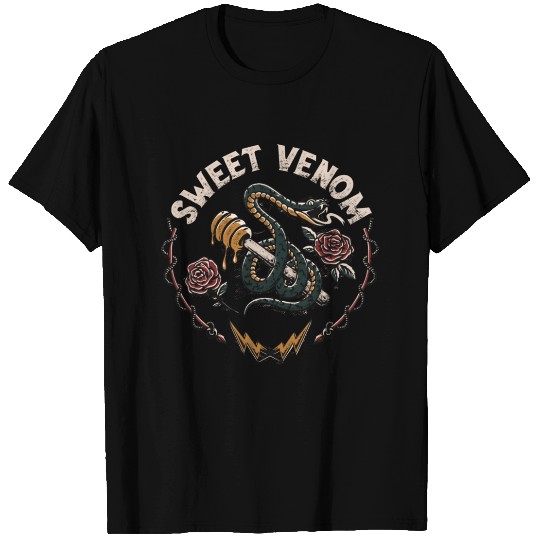 SWEET VENOM, Vintage Design T Shirts