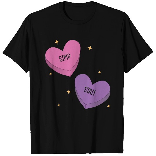 Fun Candy Hearts T Shirts