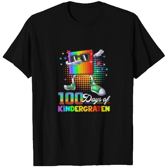 100 Days Of Kindergarten School Teacher T Shirts
