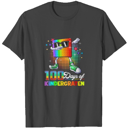 100 Days Of Kindergarten School Teacher T Shirts