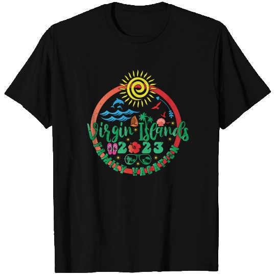Family Vacation To US Virgin Islands 2023 Family T Shirts