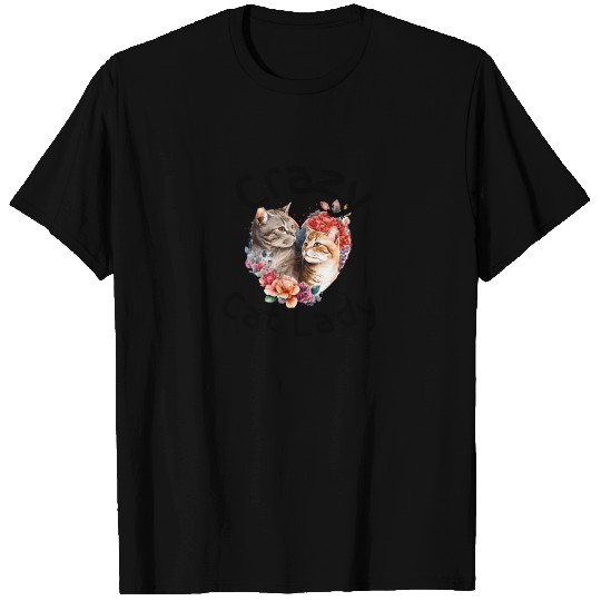 Crazy Cat Lady Cat Lovers Gift T Shirts