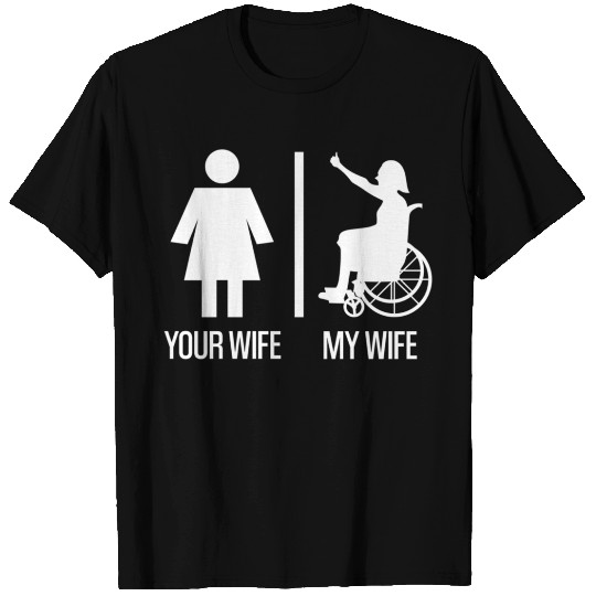 Leg Amputee Husband T Shirts