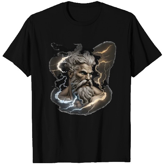 Zeus - A Colorful Tribute to the Greek God of Sky T Shirts