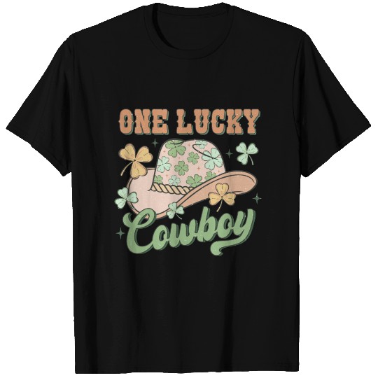 One lucky cowboy St Patricks Day T Shirts