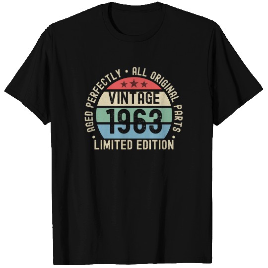 60th Birthday Vintage 1963 T Shirts