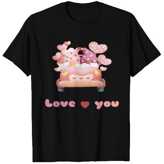 Love valentine's day gnomes T Shirts