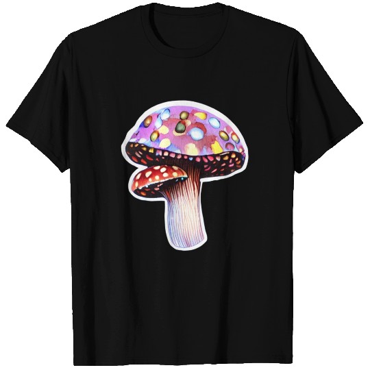 Trippy Psychedelic Rave Trip Mushrooms Goa T Shirts