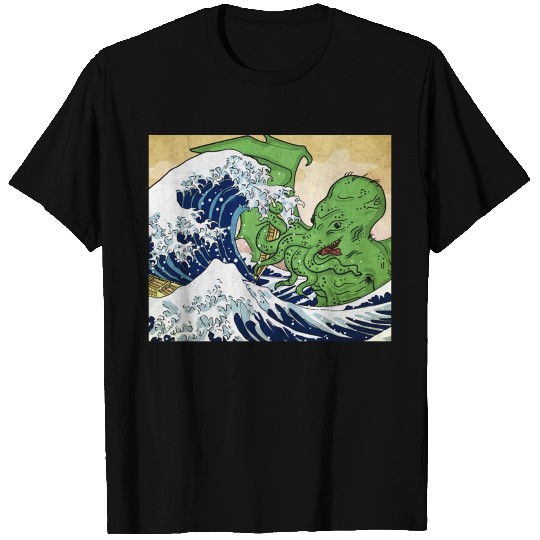 The Great Wave off Octopus T Shirts