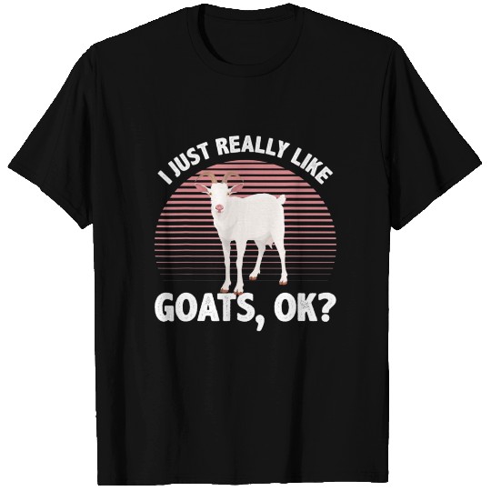 Cool Goat For Men Women Goat Lover Farm Animal T Shirts