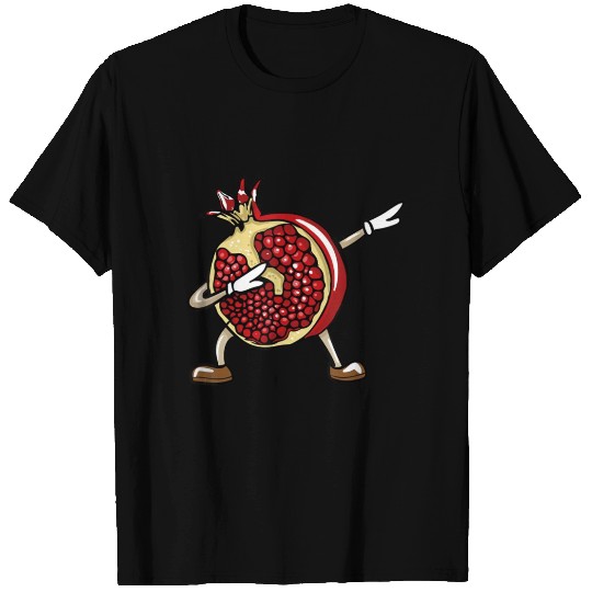 Funny Dabbing Pomegranate Lover Fruit Love T Shirts