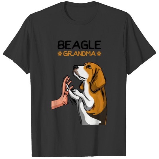 Beagle Grandma Dog Mom Grandmother T Shirts
